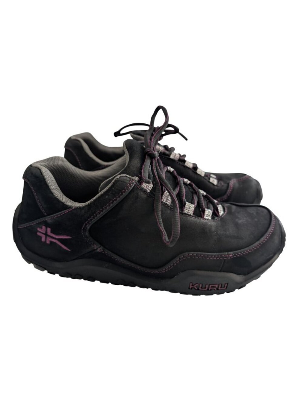 KURU Chicane Trail Hiking Shoes 20061775 Black Purple Womens 7.5 Orthopedic